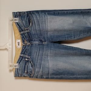 Paige Medium Wash Jimmy Jimmy Skinny Jeans Size 25